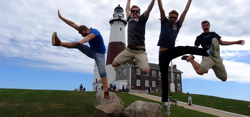 Jumping at the Lighthouse