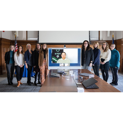Inaugural SUNY Accessibility Fellows class, with Carrie Rood second from the right