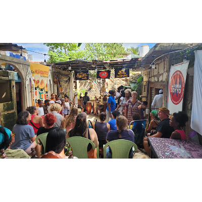Cuban children demonstrate dance and musical talents