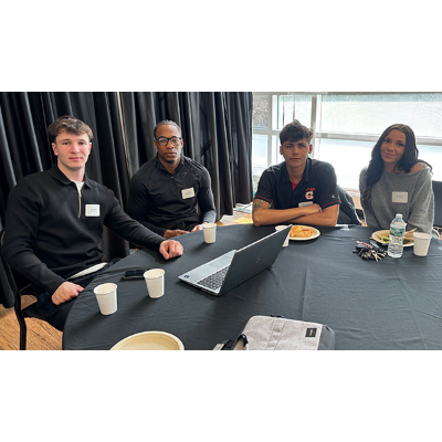 Team Campus Cruisers were Pierre Hajjar, Joel Davis, Christian Napolitano and Alessandra Kingwater