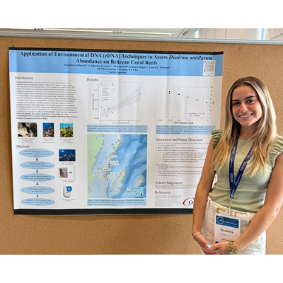 Nicolette Carluccio gave a poster presentation