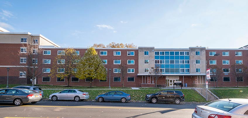 Bishop Hall view from Neubig Road