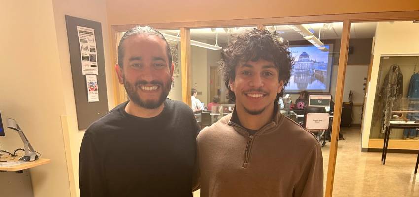 Dr. Jean Costa Silva and Roberto Crisostomo Suarez research