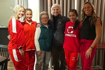 Chance meeting of gymnasts bridges more than 50 year