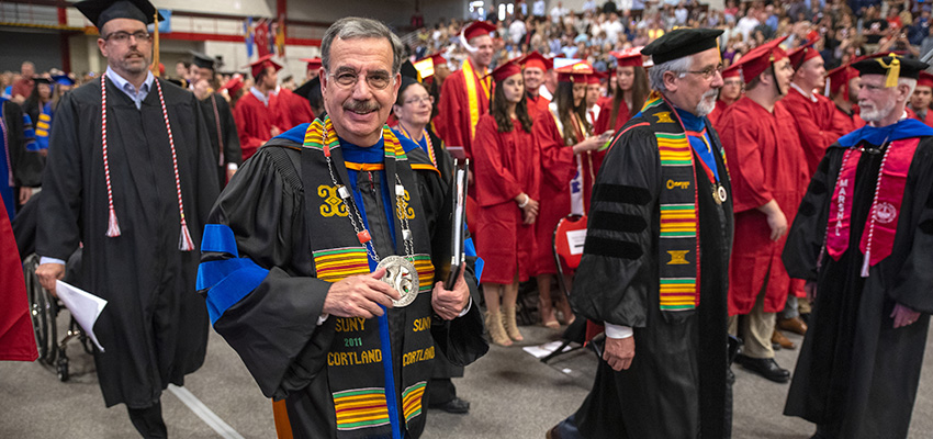 Faculty/Staff At Commencement - SUNY Cortland