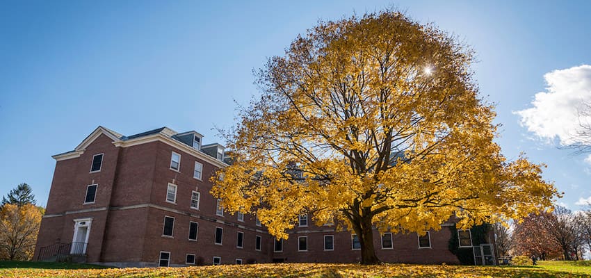 Front entrance of Cheney Hall