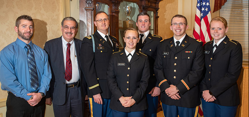 military personnel and President Bitterbaum