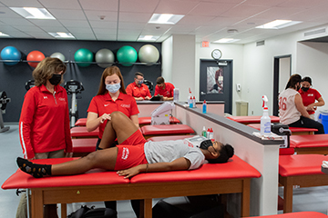 New athletic training space blends service, education