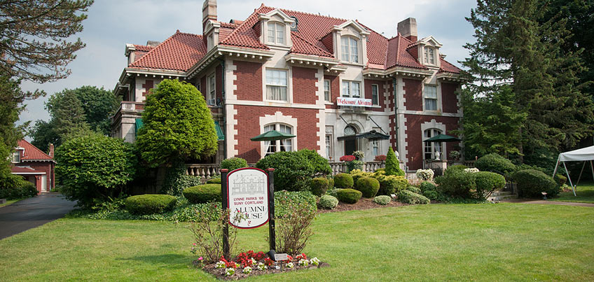 SUNY Cortland Alumni House on Tompkins Ave