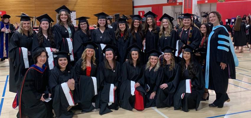 2026 graduate commencement group