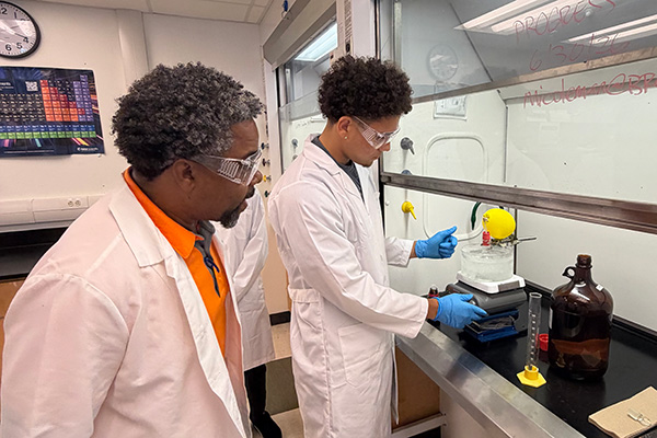 EOP scholars participate in research program