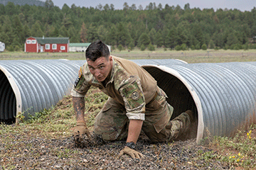 Student excels in Army National Guard competition