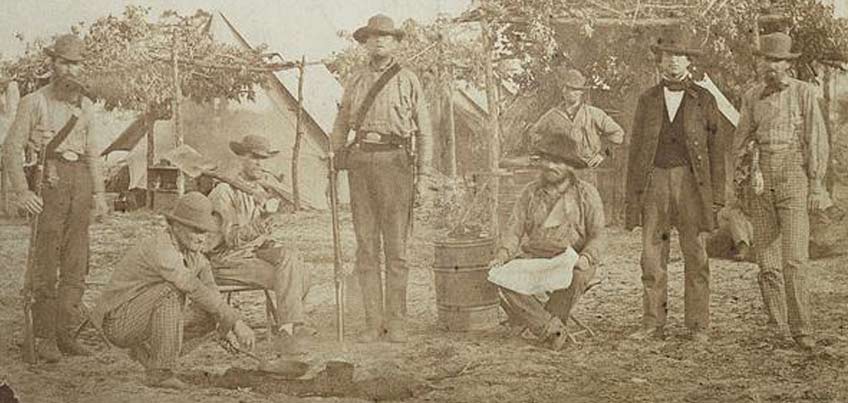 Civil War photo: Confederate camp, Warrington Navy Yard, Pensacola, Florida