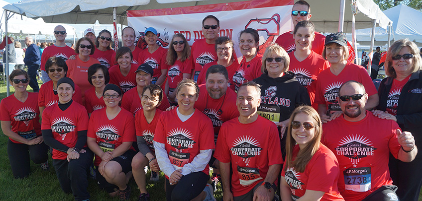 2019 Corporate Challenge team photo