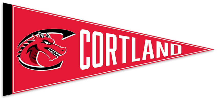 Cortland pennant sticker