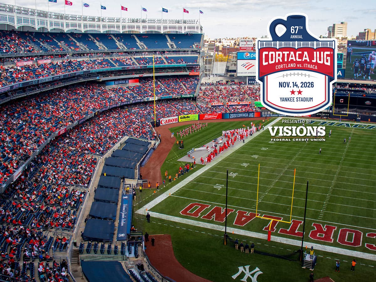 Yankee Stadium 2022 Cortaca game with the Cortaca Jug logo