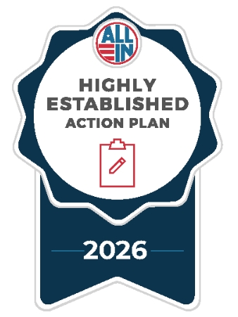 SUNY Cortland earns another ALL IN Campus Democracy Challenge Highly Established Action Plan Seal