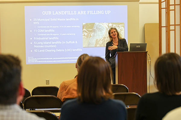 Assemblymember Kelles highlights sustainability initiatives at SUNY Cortland