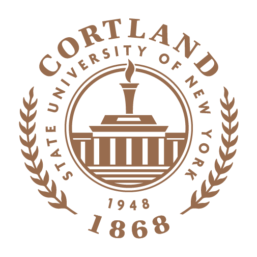University seal in copper
