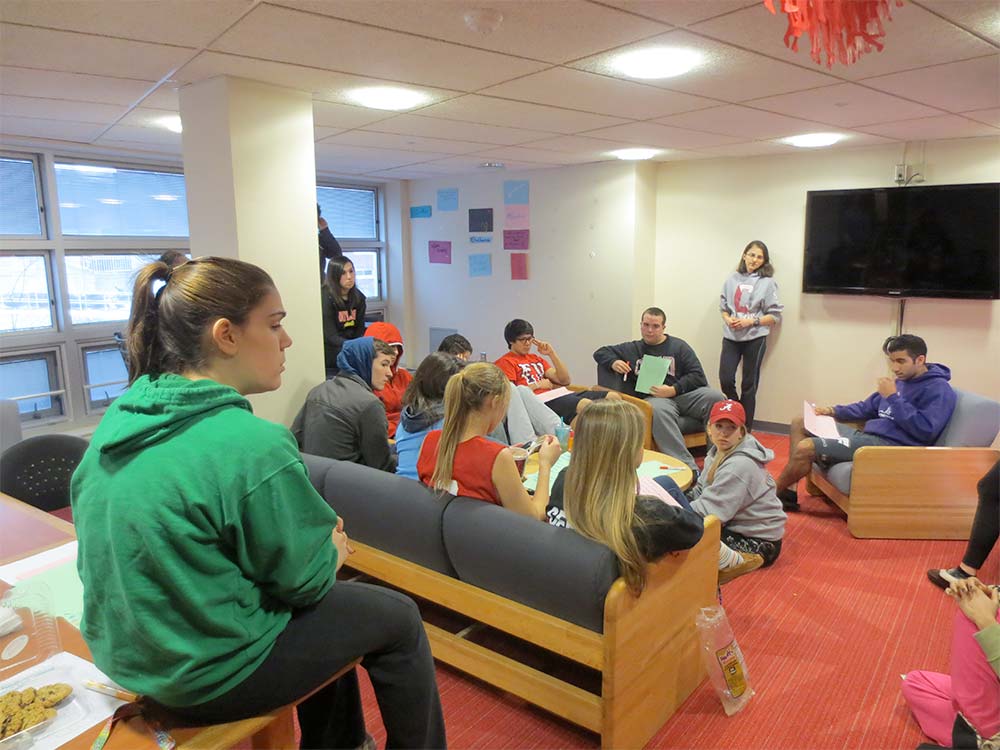 Students in the Lounge
