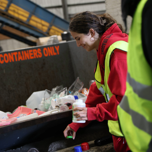 Green Rep at Cortland Recycling Center