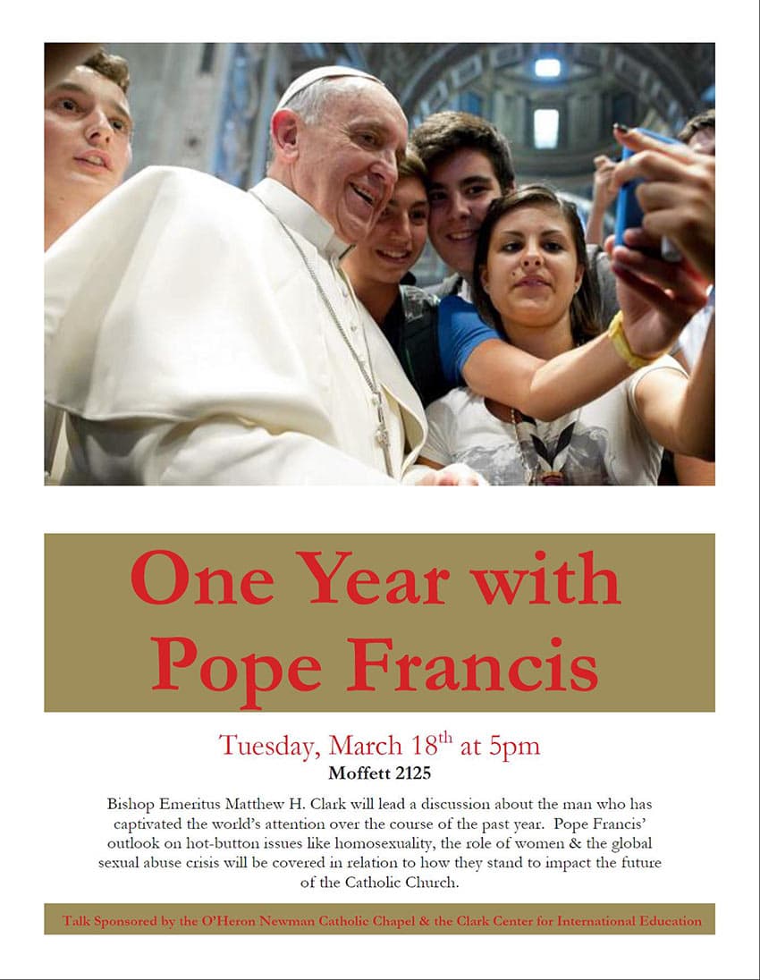 Pope Francis flyer
