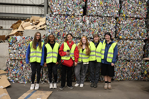 Green Reps at the Cortland County Recycling Center