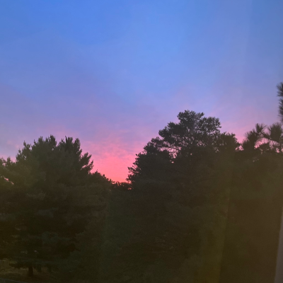Sunset, photo taken by Kira Covey