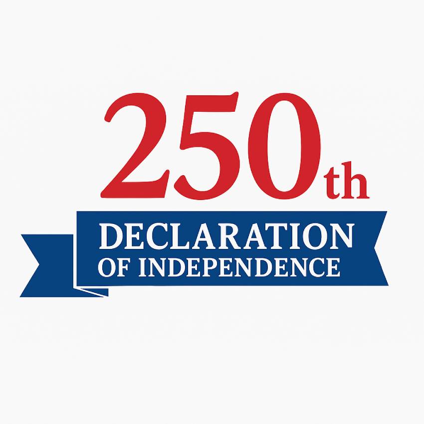 Logo 250th declaration