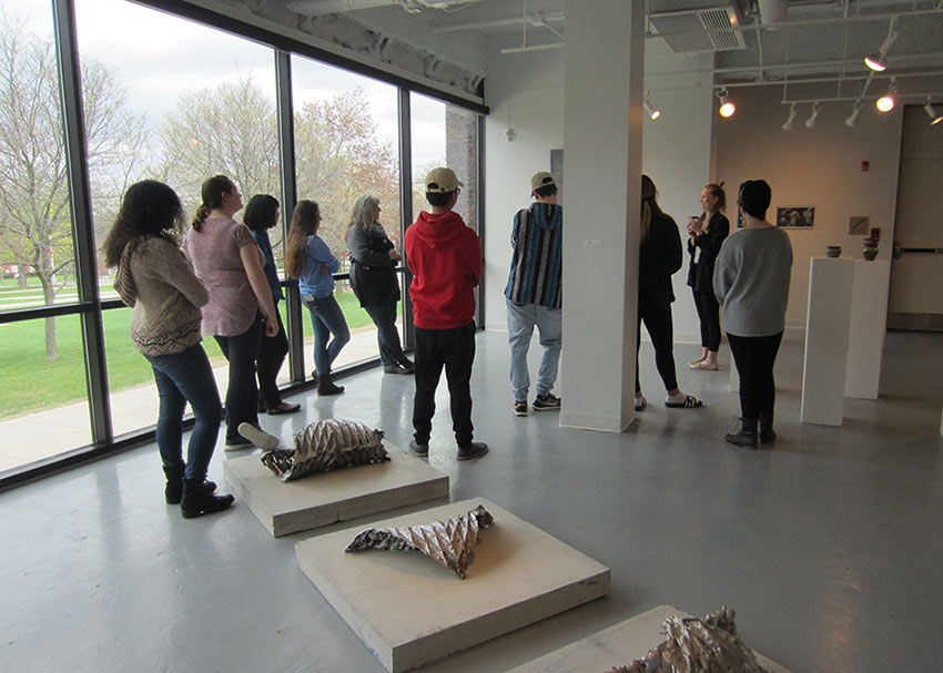 Lecture in Dowd Gallery