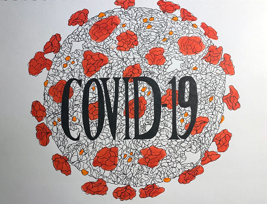 Taylor Goodney, “Art from Isolation”, Virtual student exhibition, June – August, 2020, Dowd Gallery, SUNY Cortland