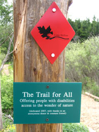 Trail for All sign