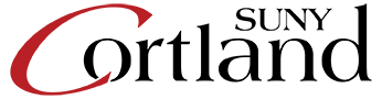 SUNY Cortland, full color logo example.