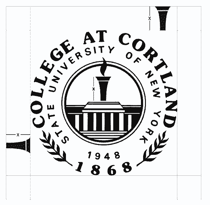 University Seal clear space example