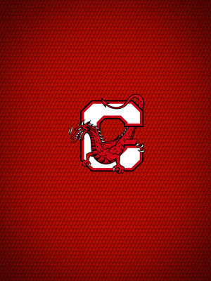 Vertical tablet wallpaper with athletics logo