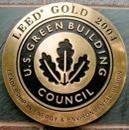 LEED Gold plaque